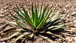 aloe vera plant turning brown