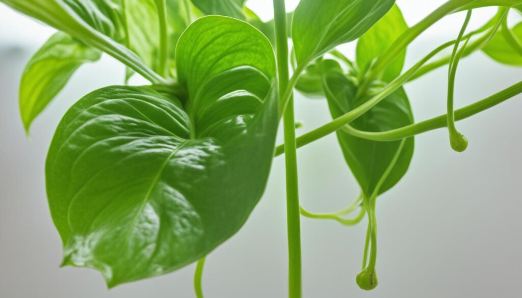 healthy pothos stem for cuttings