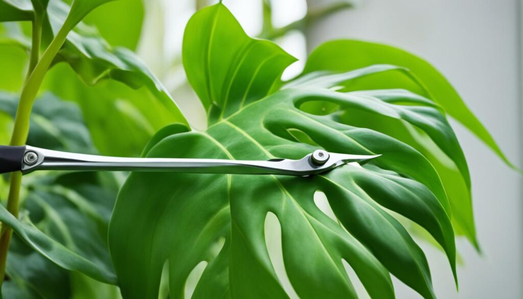 how to prune philodendron