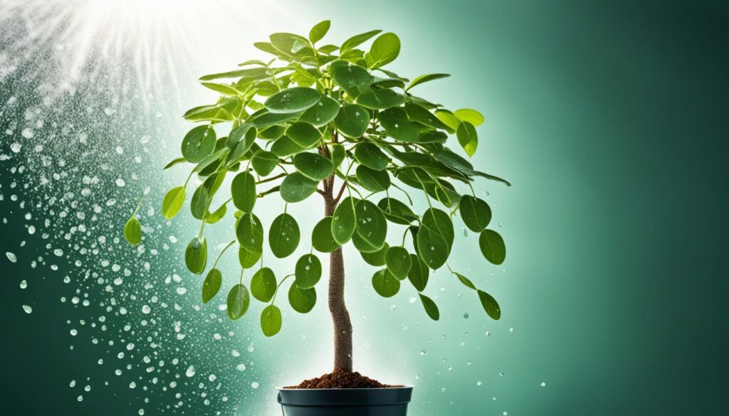 money tree watering