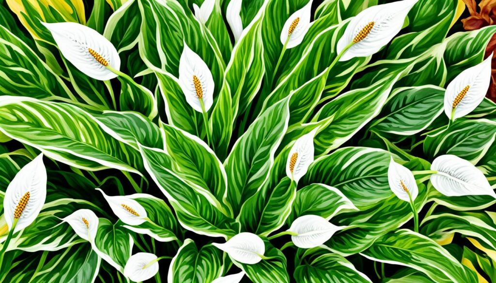 peace lily seed types