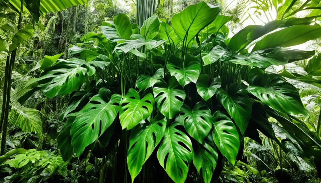 philodendron billietiae in the wild