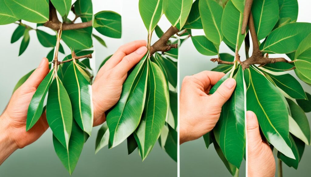 rubber tree cuttings