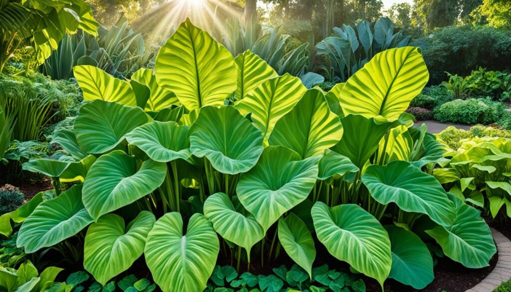 types of elephant ear plants