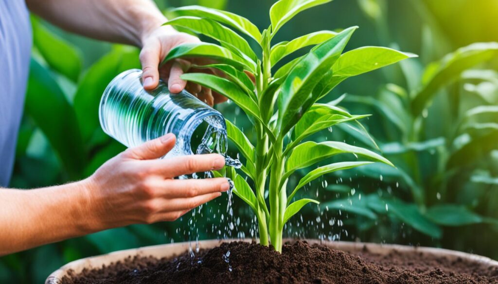 watering zz plant