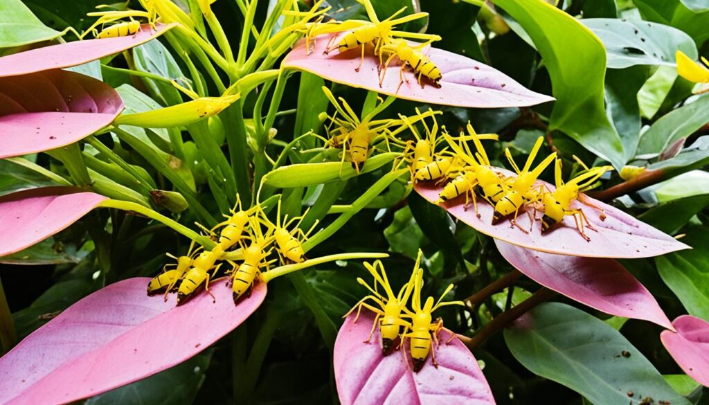 Philodendron Pink Princess pests