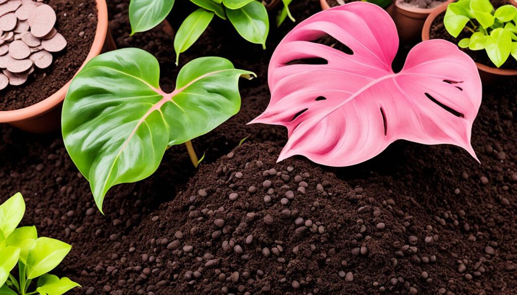 Soil composition for Pink Princess Philodendron