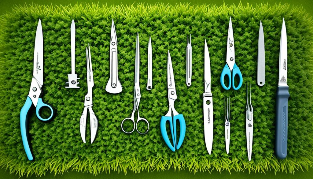 aloe vera pruning tools