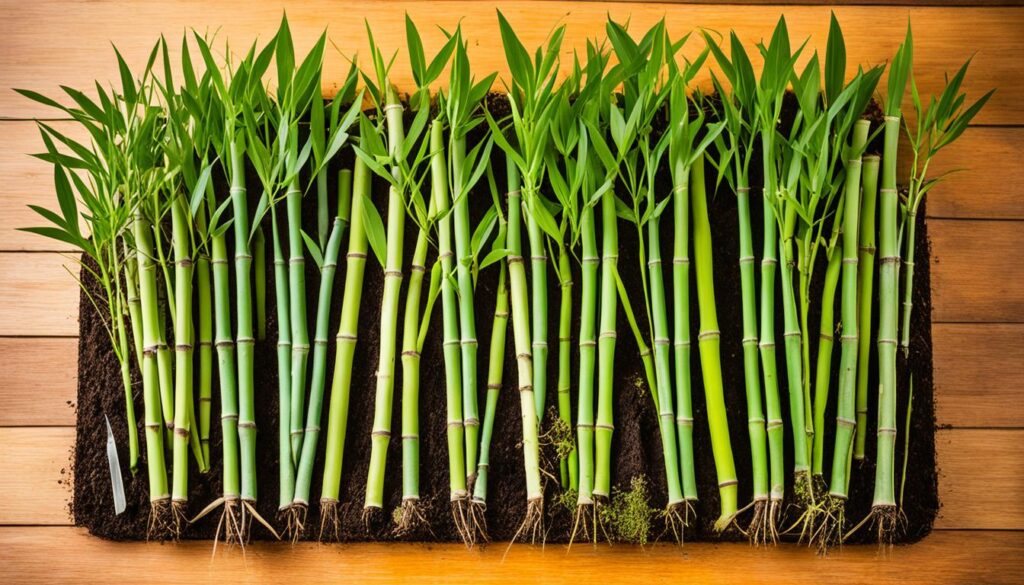 bamboo cuttings