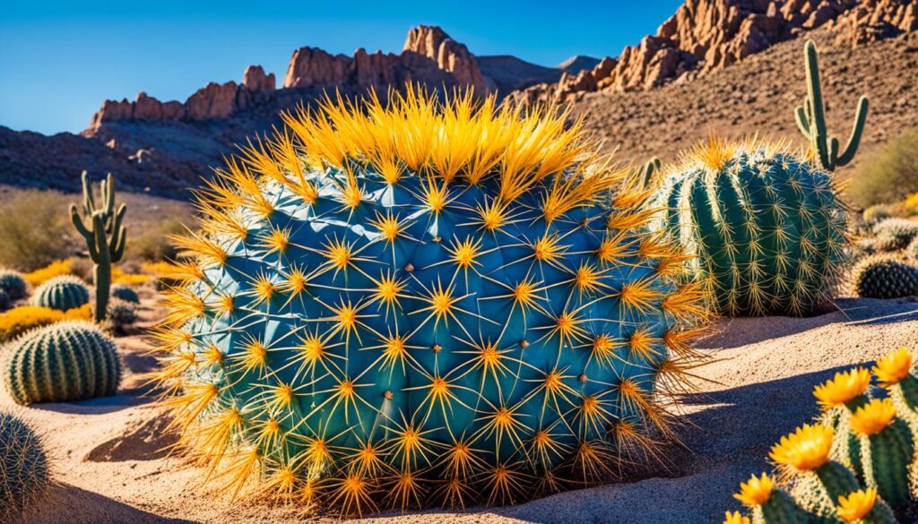 blue barrel cactus