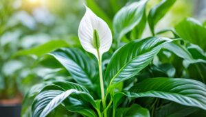 healthy peace lily