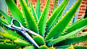 how to prune aloe vera