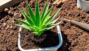 how to repot an aloe plant