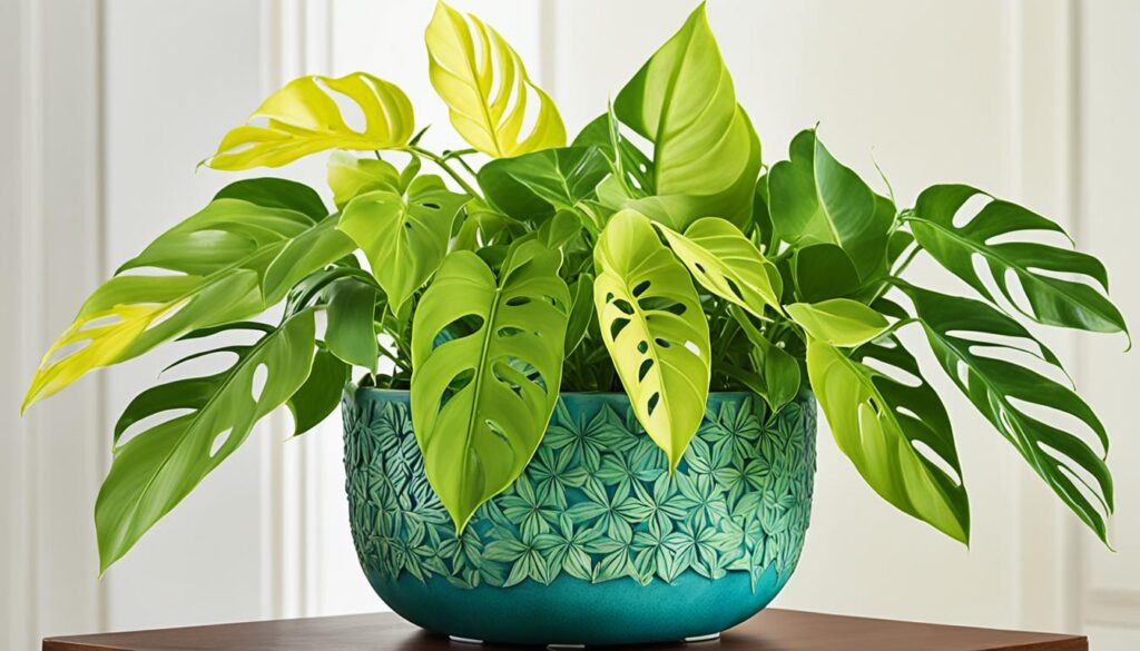 lemon lime philodendron