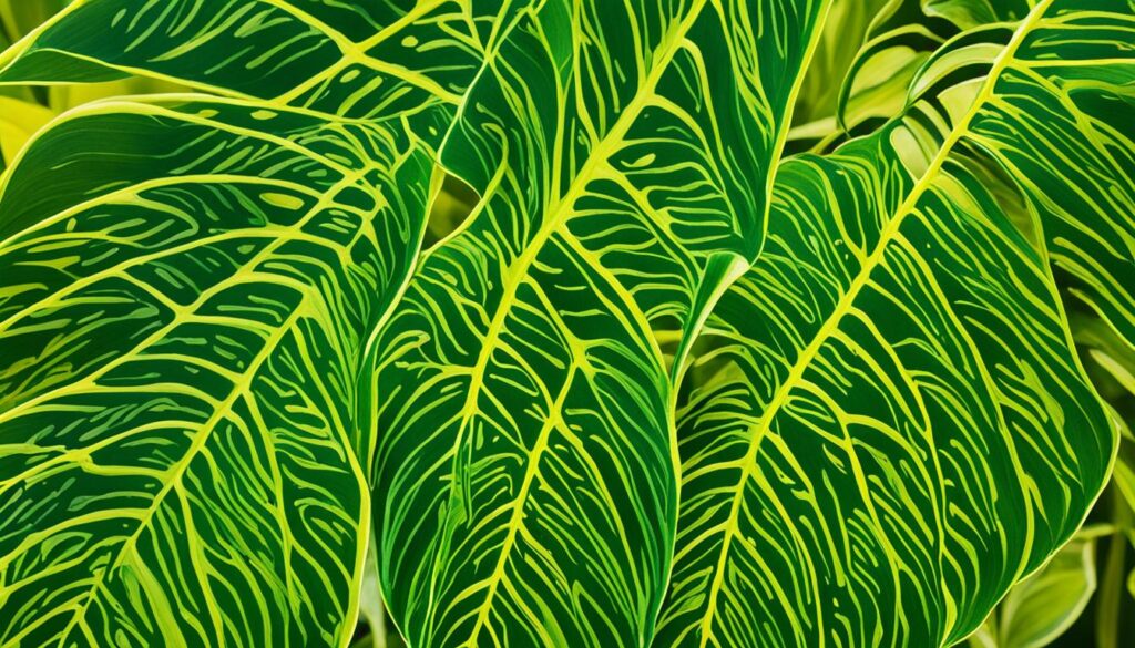 philodendron foliage