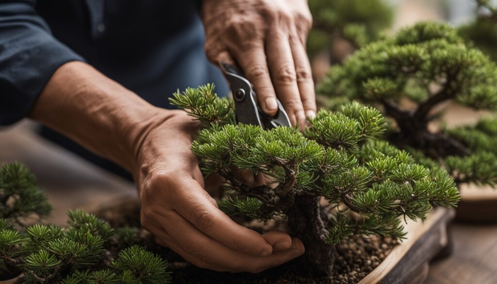 pruning bonsai juniper