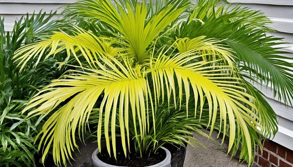 signs of overwatering majesty palm