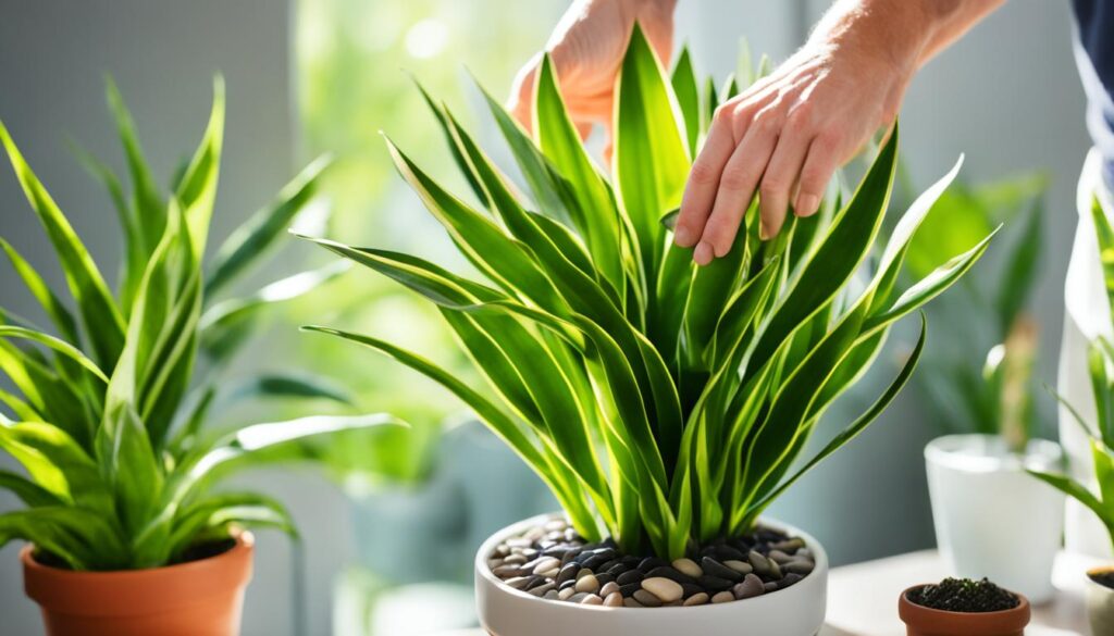 snake plant aftercare