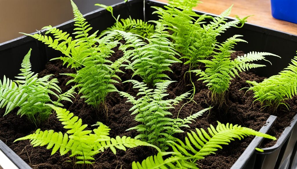 Boston fern propagation