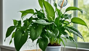 How often to water a peace lily?