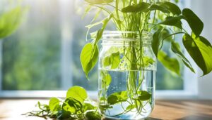 How to grow a pothos plant in water?