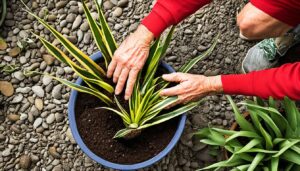 How to repot a snake plant?