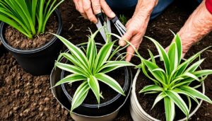 How to repot a spider plant?