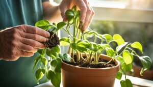 How to repot pothos?