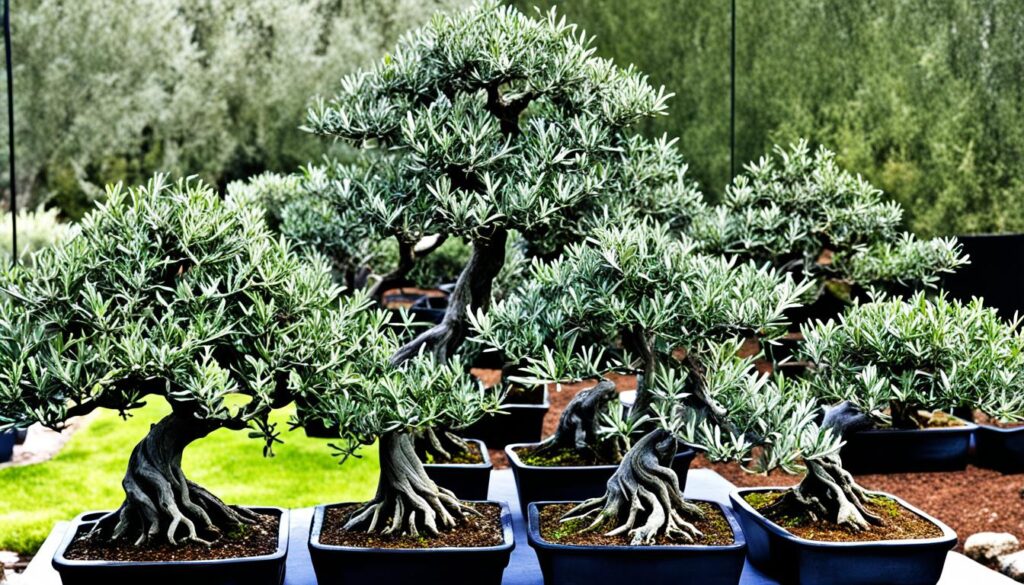 Olive bonsai styles