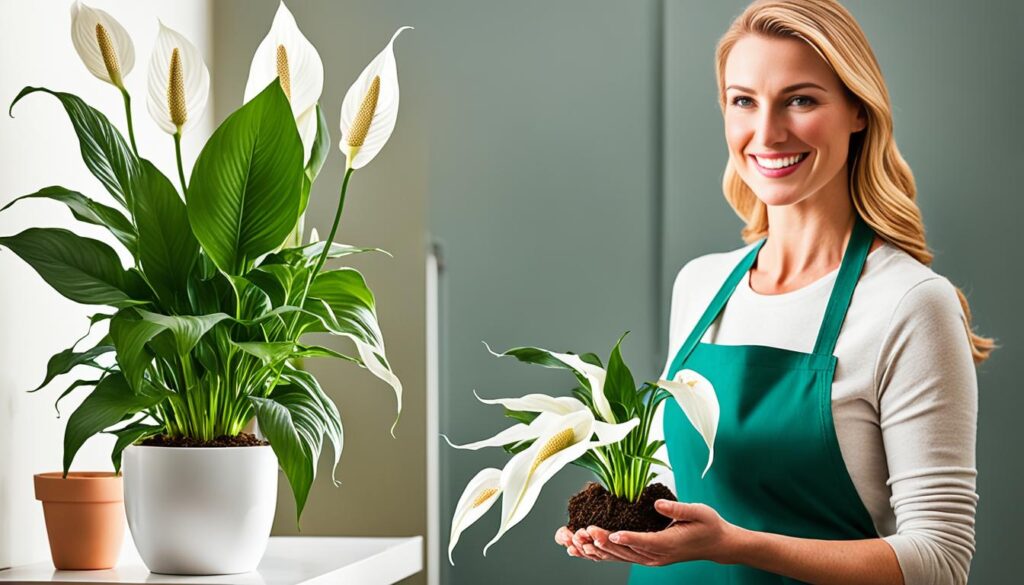 Peace lily care