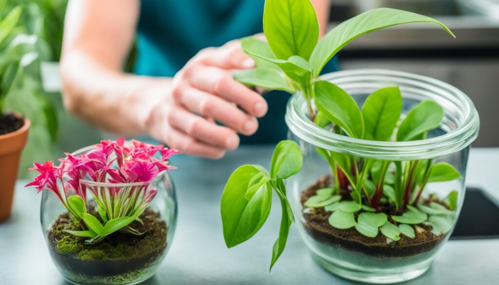 Prayer plant propagation