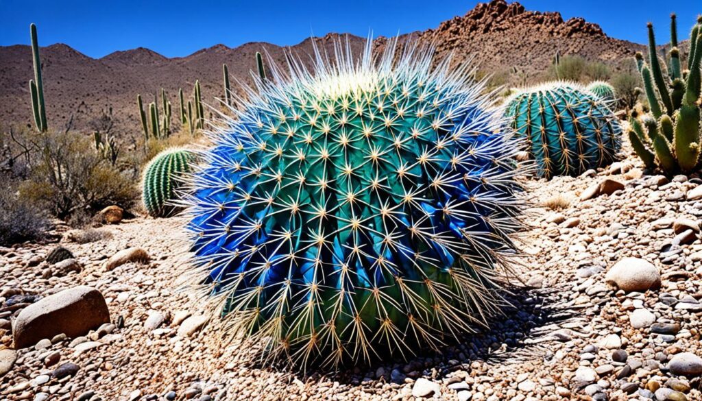 blue barrel cactus