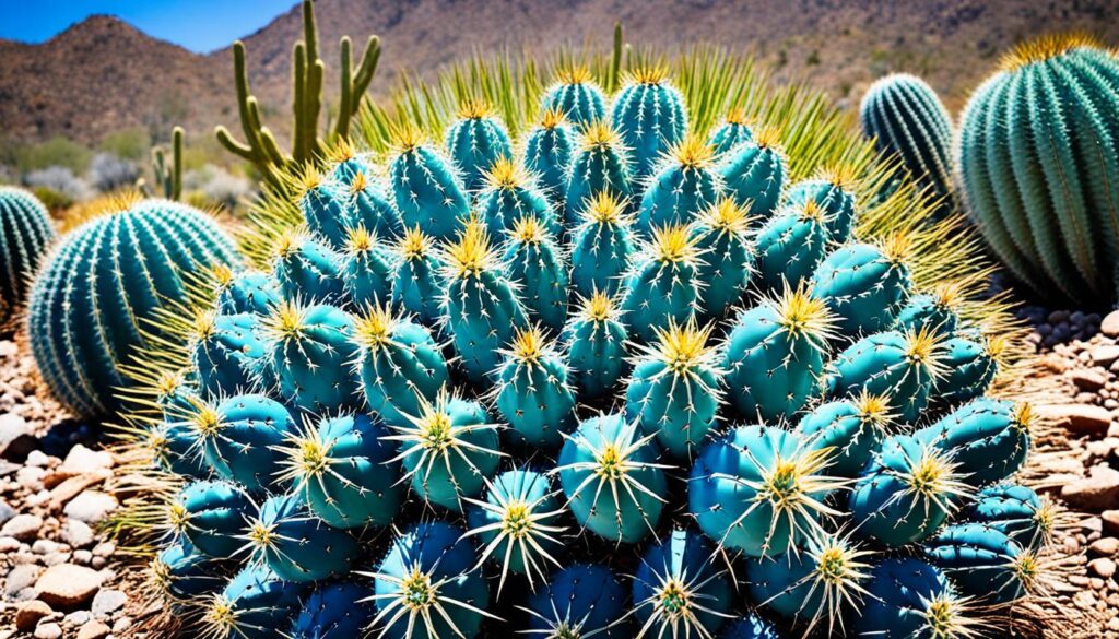 blue barrel cactus