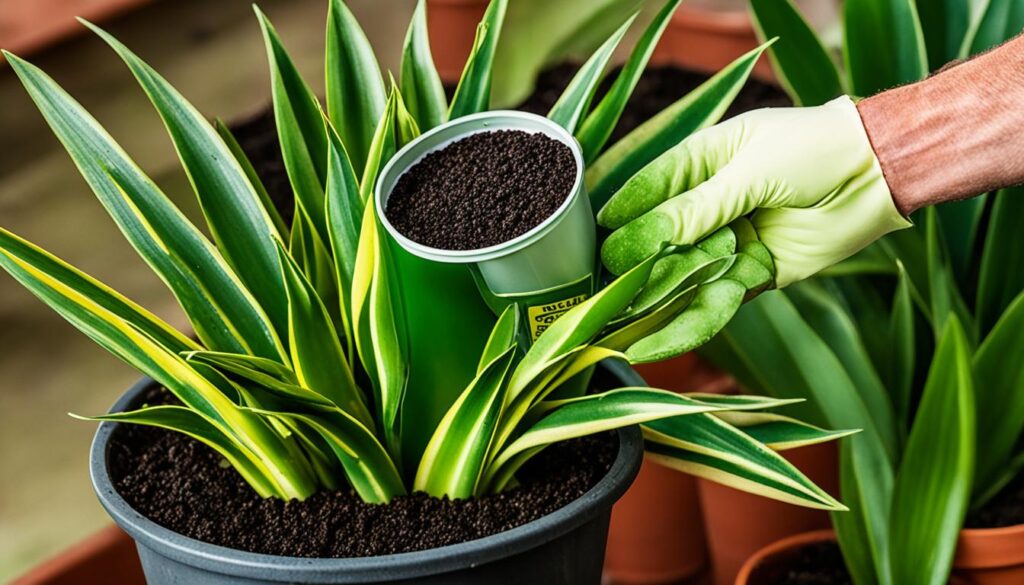 fertilizing for snake plant blooms