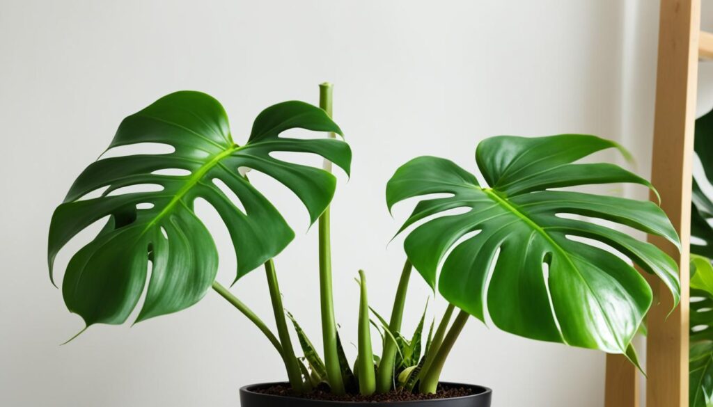 monstera temperature stress