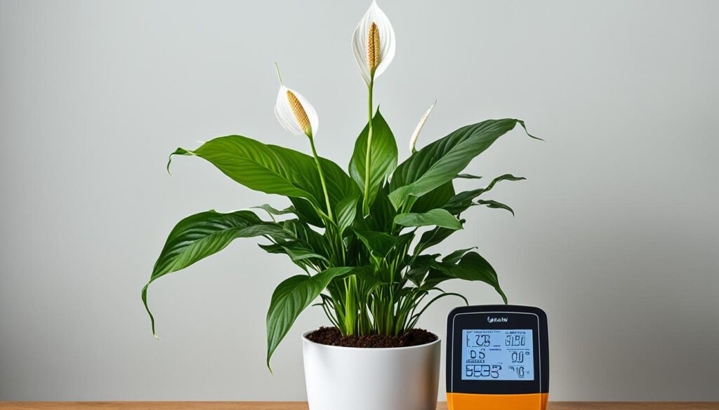 peace lily watering factors