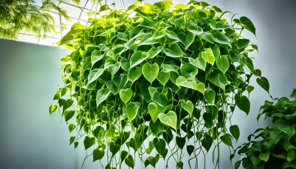 pothos climbing