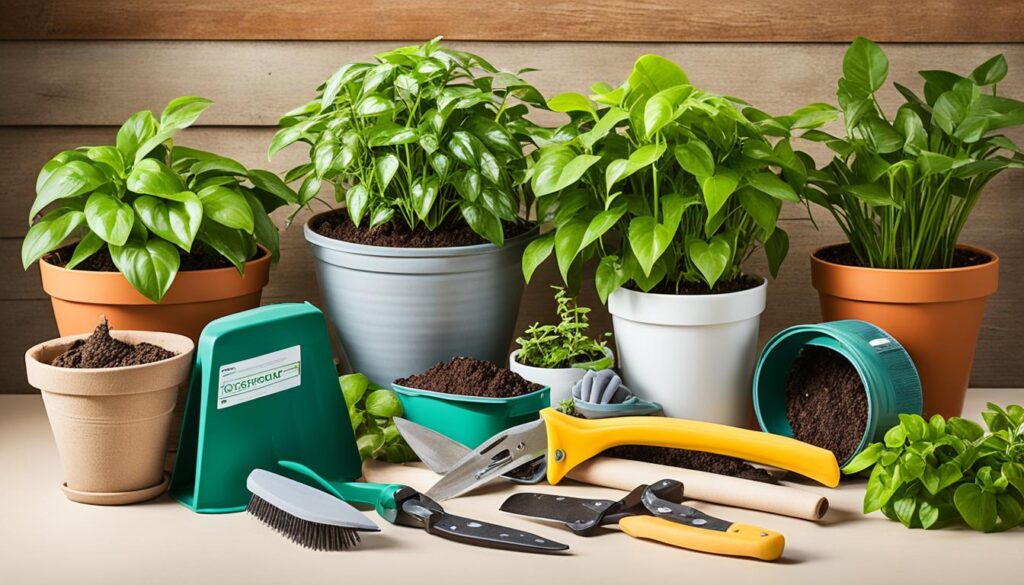 pothos repotting supplies