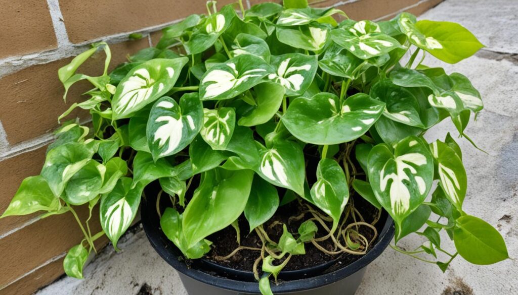 signs pothos needs repotting