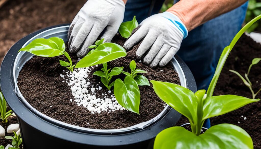 silver pothos soil