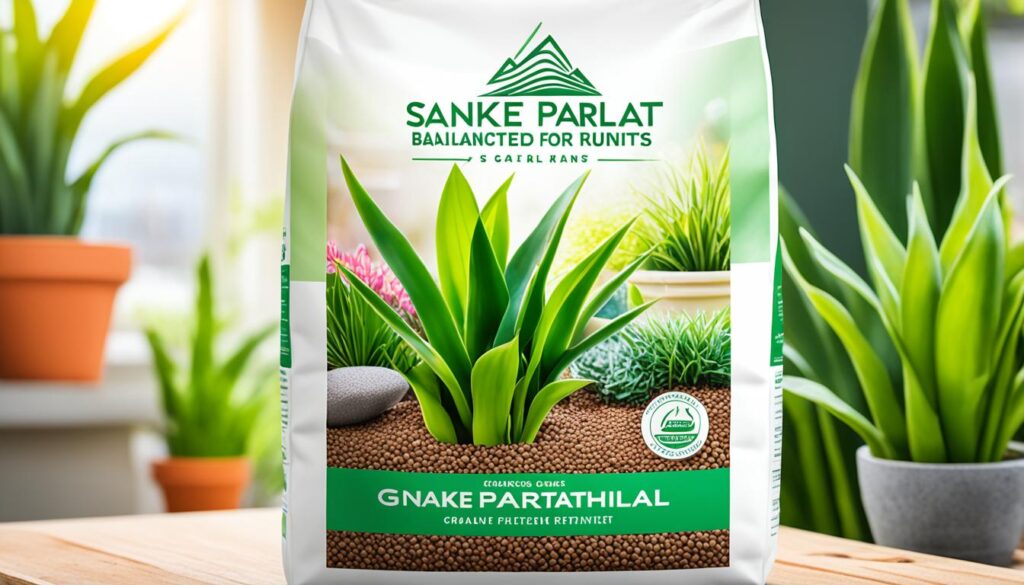 snake plant fertilizer