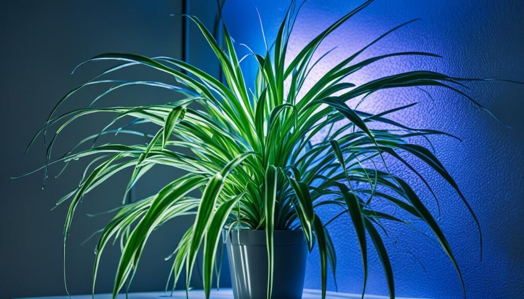 spider plant artificial lighting