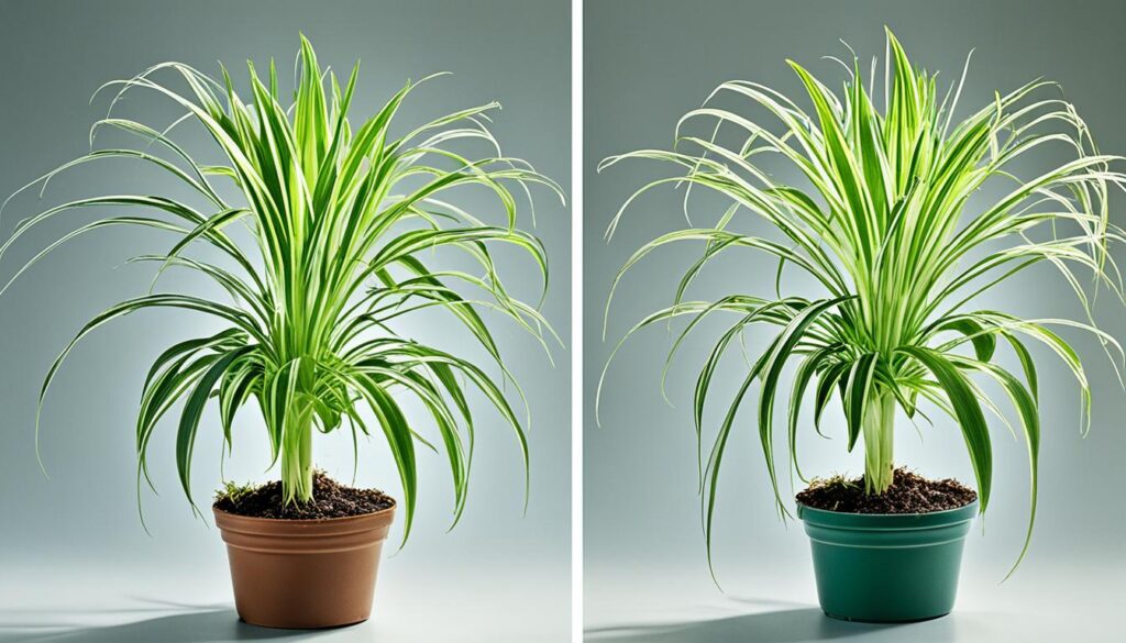 spider plant light requirements