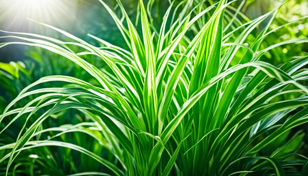 spider plant lighting