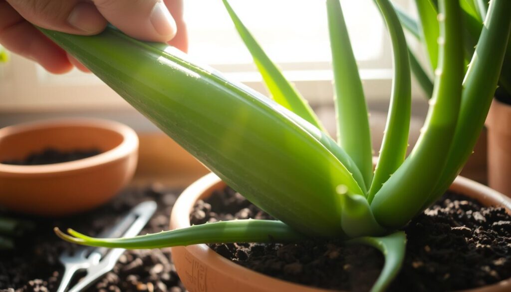 Aloe Plant Repotting