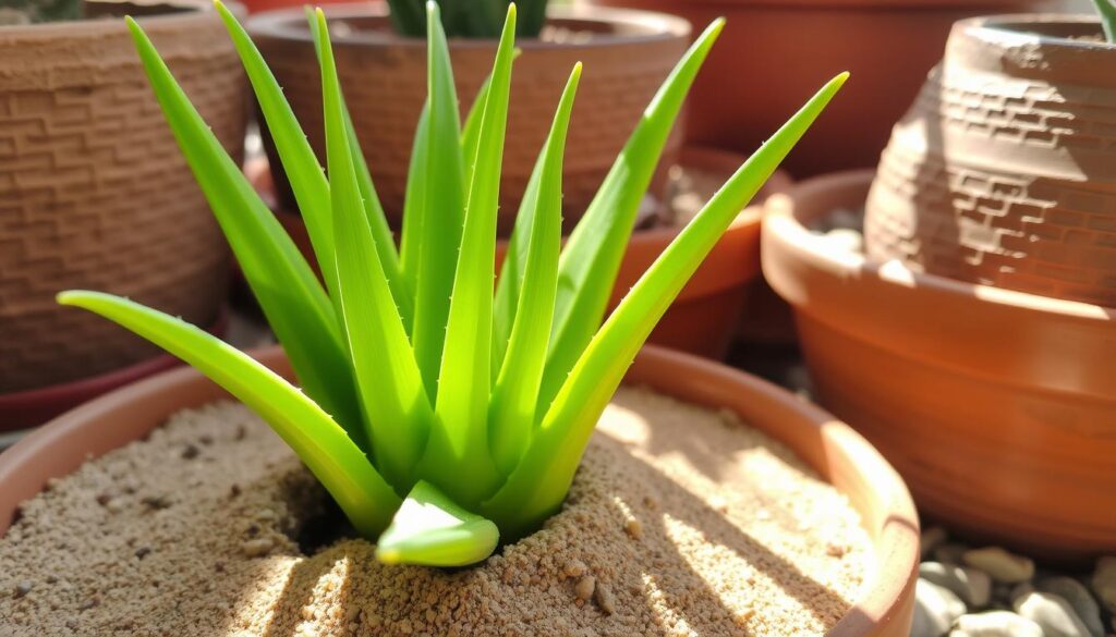 Aloe vera pups