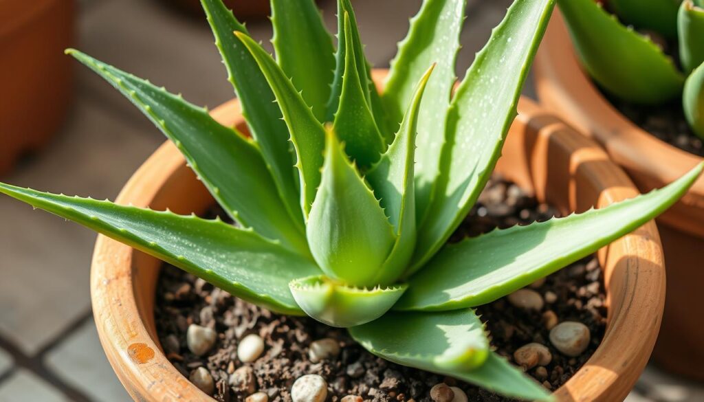 how to repot an aloe plant