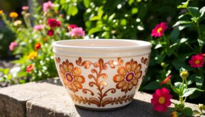 18 inch ceramic planter