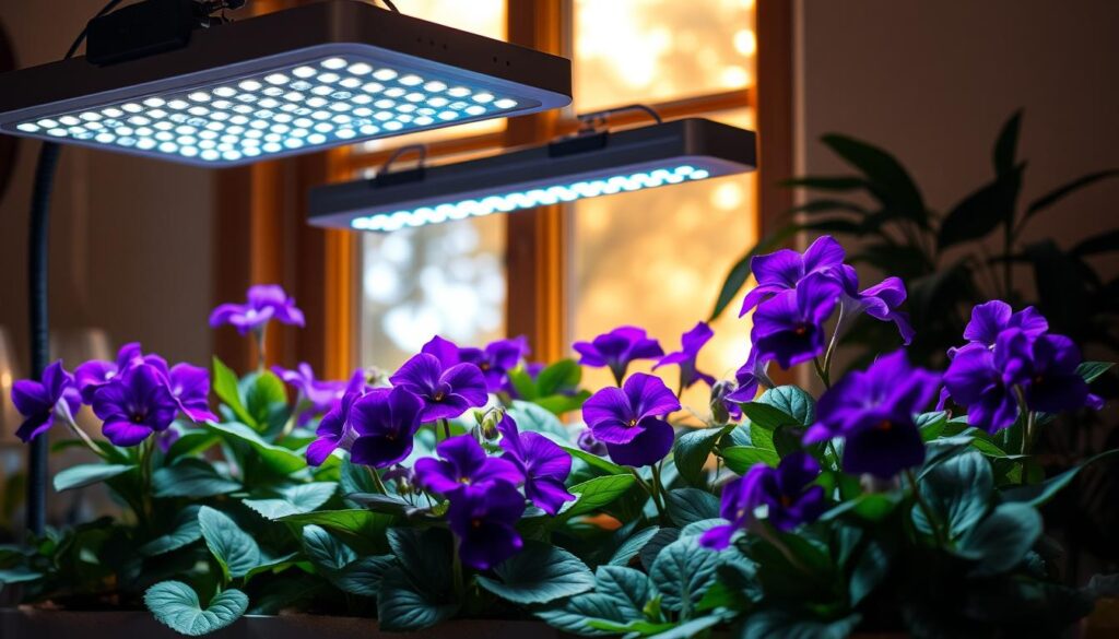 African Violet Lighting