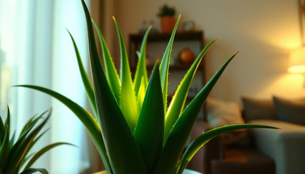 Aloe Vera Plant Lighting